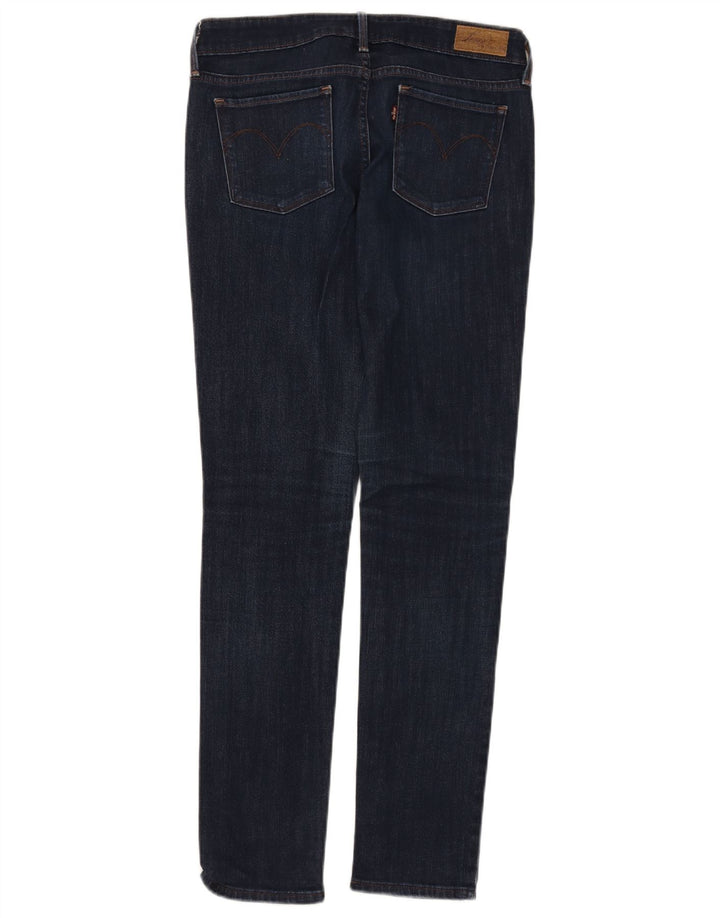 LEVI'S Womens Slight Curve Skinny Jeans US 6 Medium W28 L30 Navy Blue
