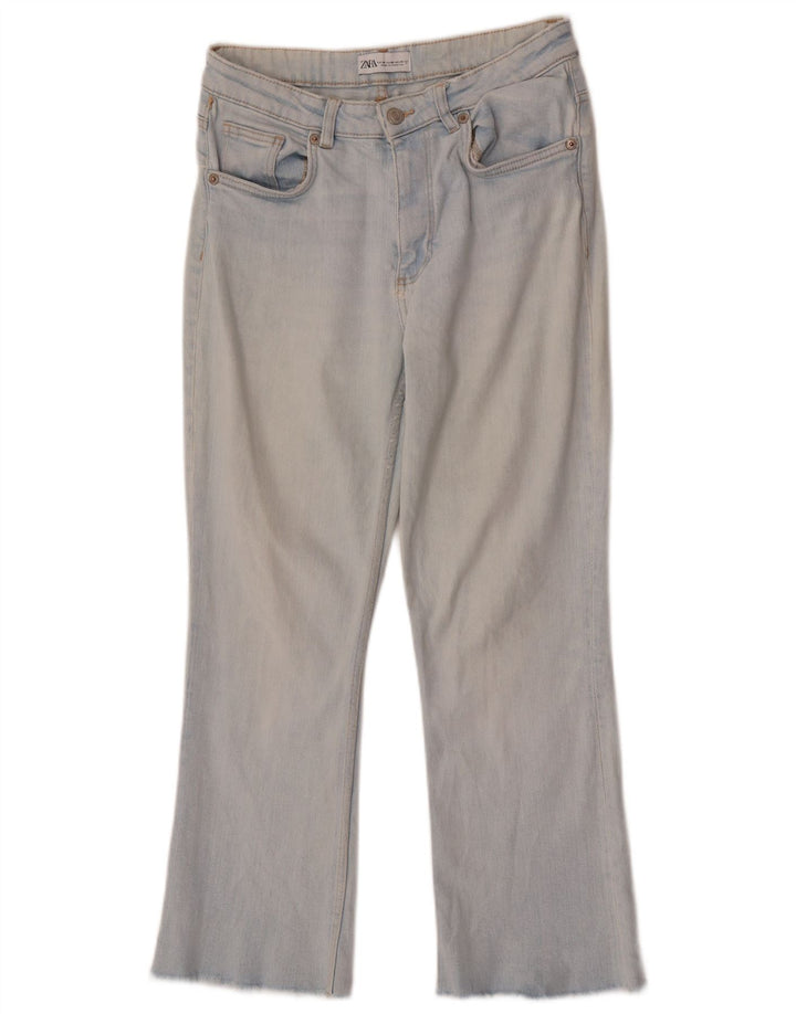 Zara Dame Bootcut Jeans EU 38 Small W28 L26 Blå Bomuld