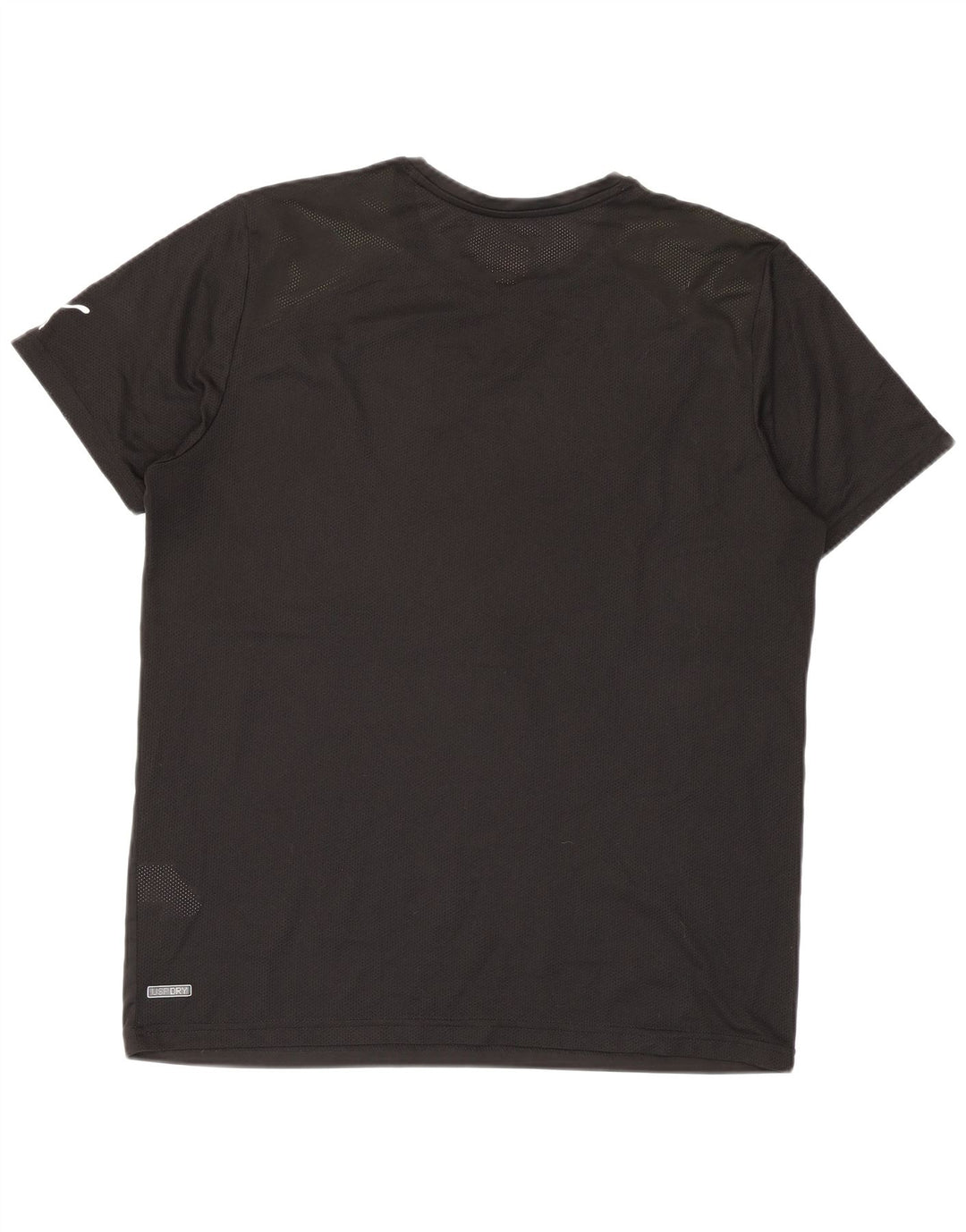 Puma Herre Grafisk T-Shirt Top Stor Sort Colourblock Polyester