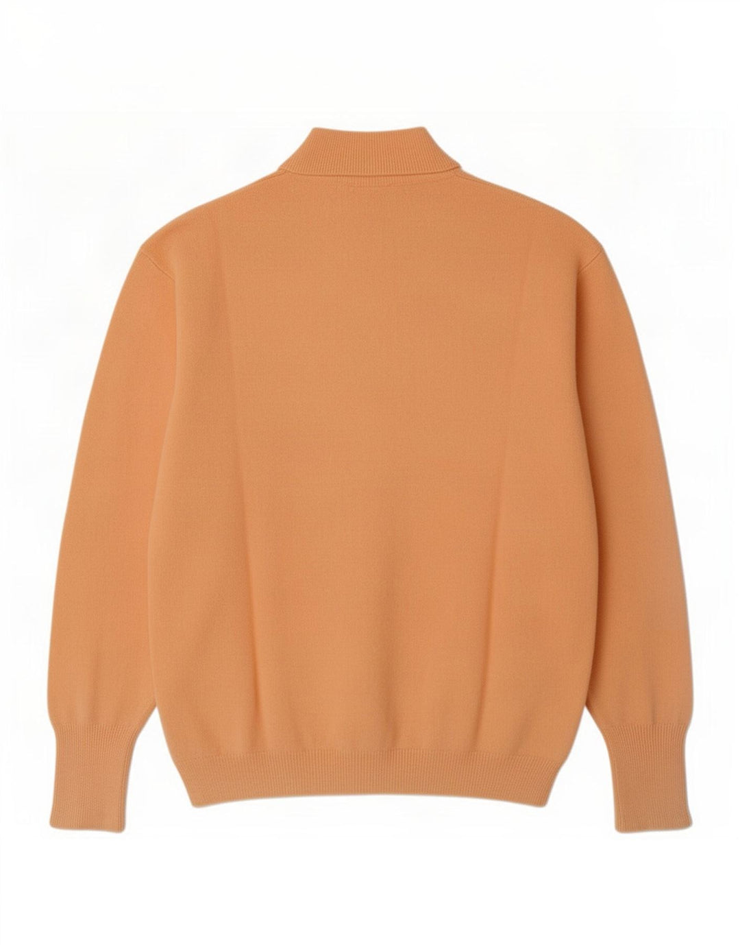 Vintage Dame Turtle Neck Sweater IT 44 Medium Orange Uld