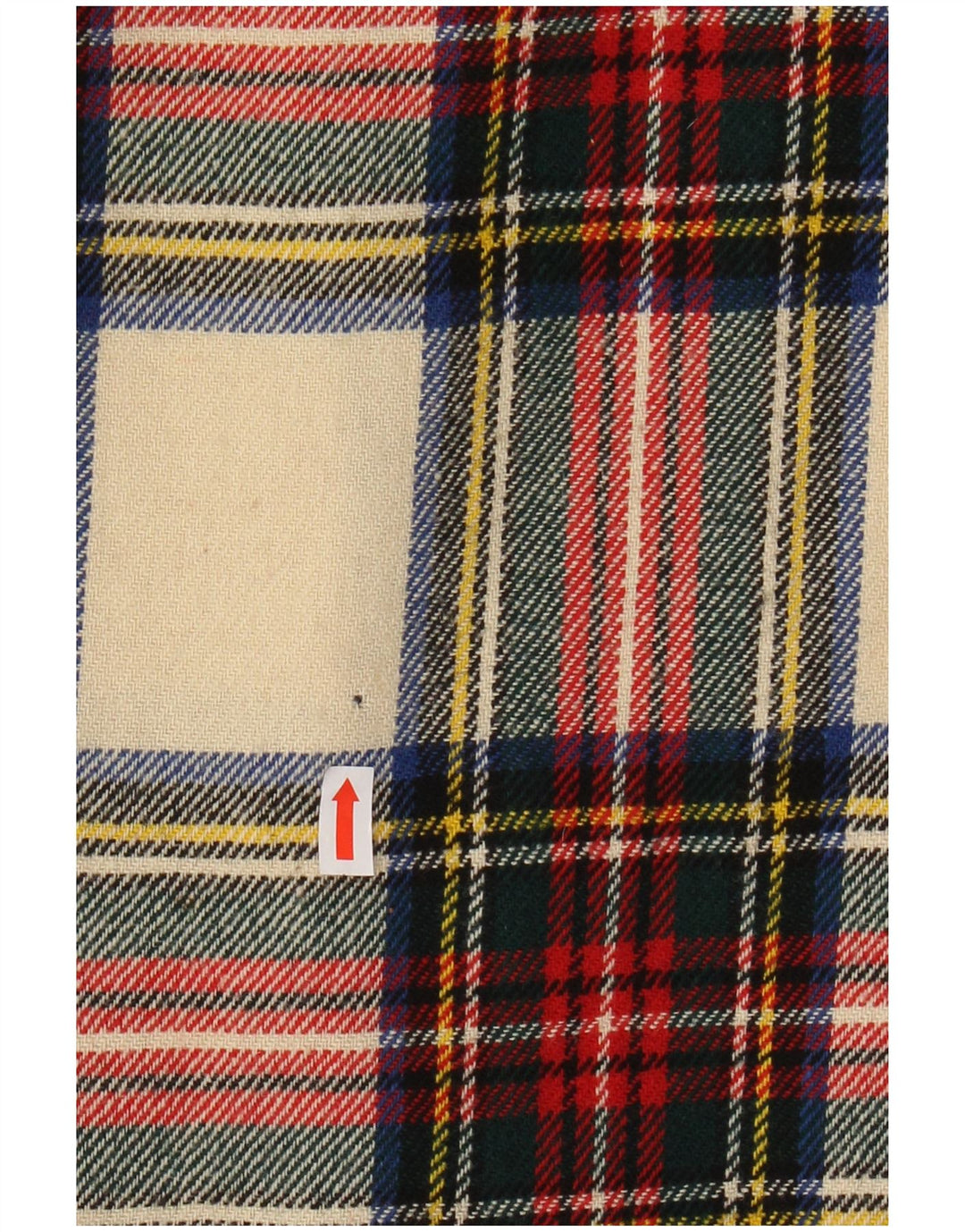 VINTAGE Wrap-nederdel til kvinder W24 XS Flerfarvet plaiduld