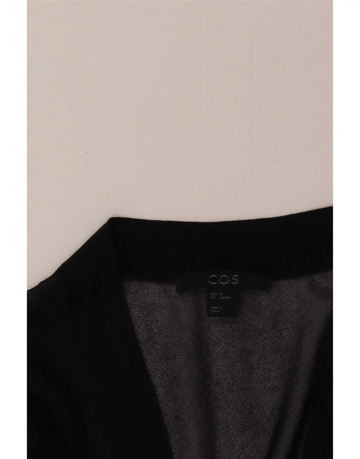 Cos Dame Oversized Se Through Open Cardigan Top UK 6 XS Navy Blue