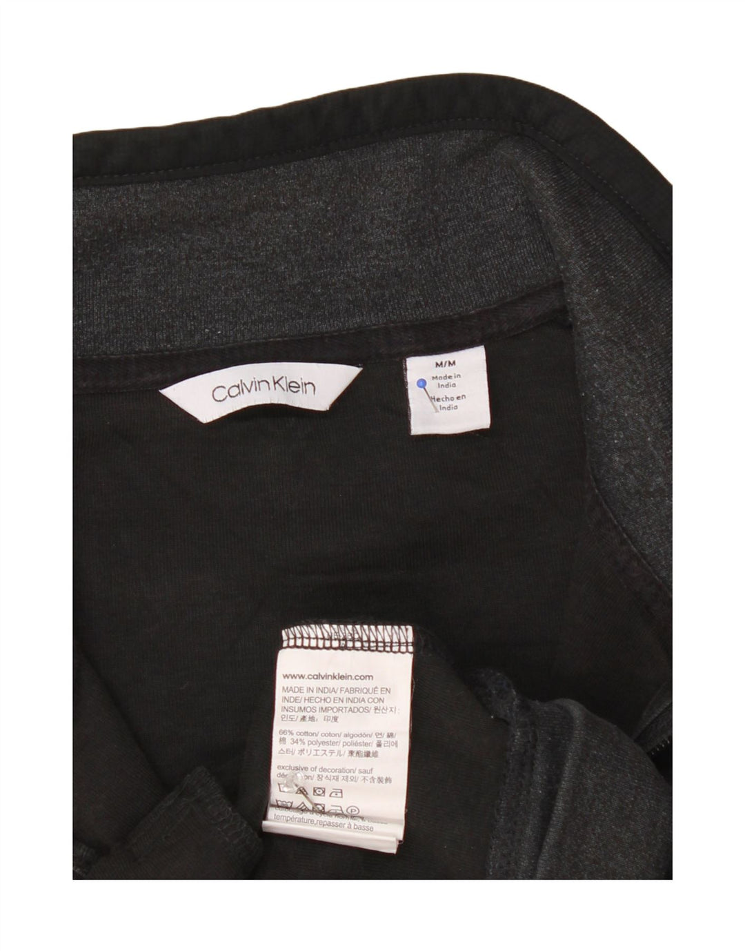 Calvin Klein Herre træningsdragt Topjakke Medium Grey Colourblock Bomuld