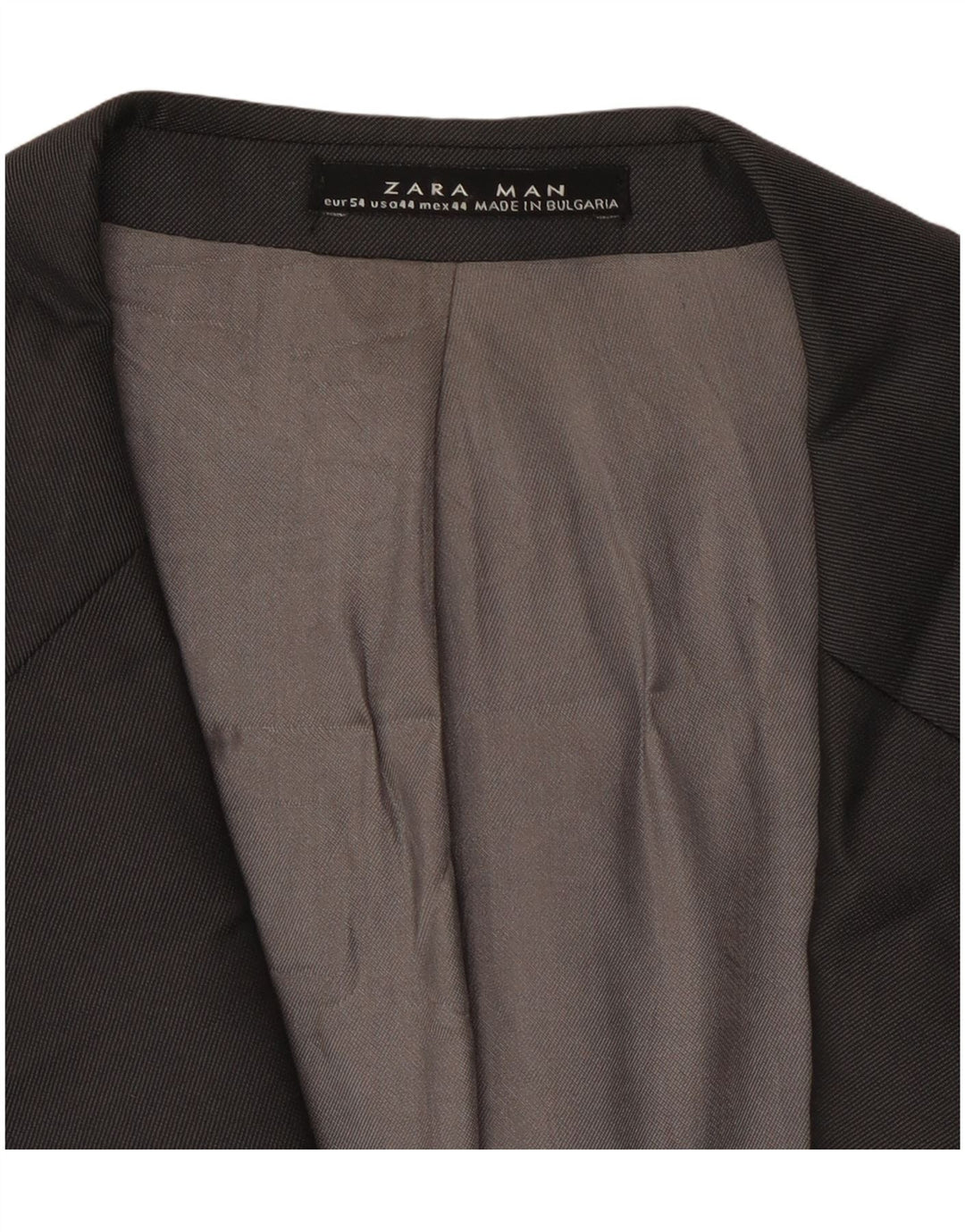 ZARA Herre 2-knaps blazerjakke EU 54 XL Grå