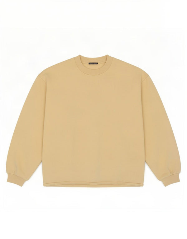 Zara Dame Sweatshirt Jumper UK 14 Medium Gul Bomuld