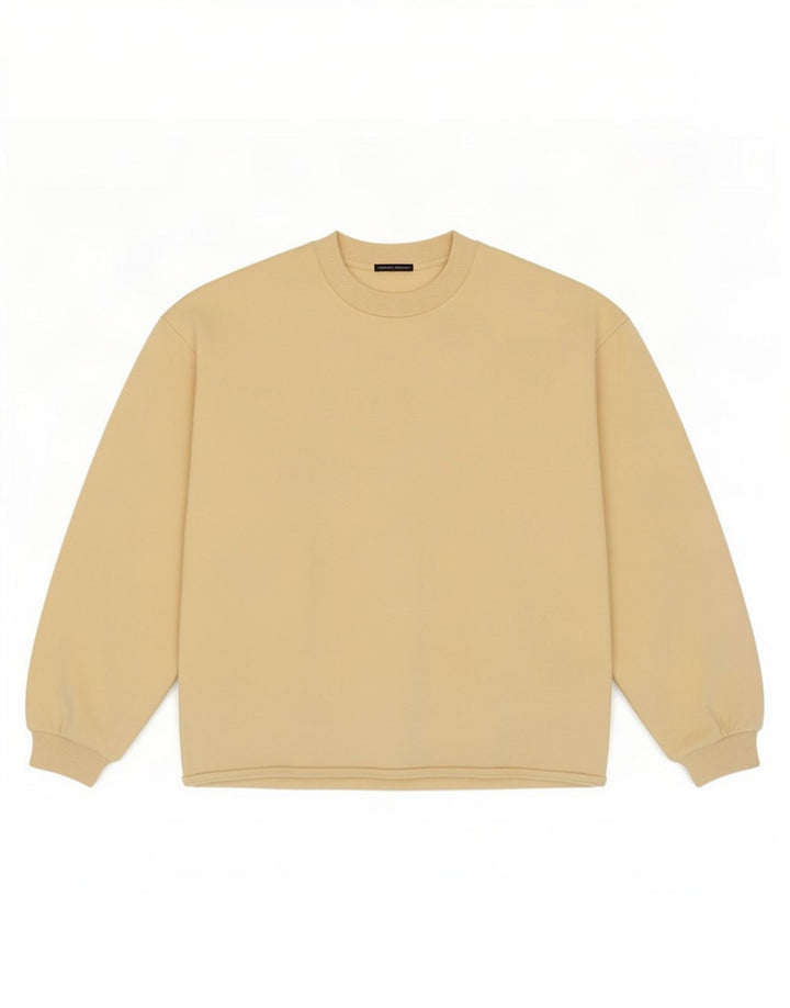 Zara Dame Sweatshirt Jumper UK 14 Medium Gul Bomuld