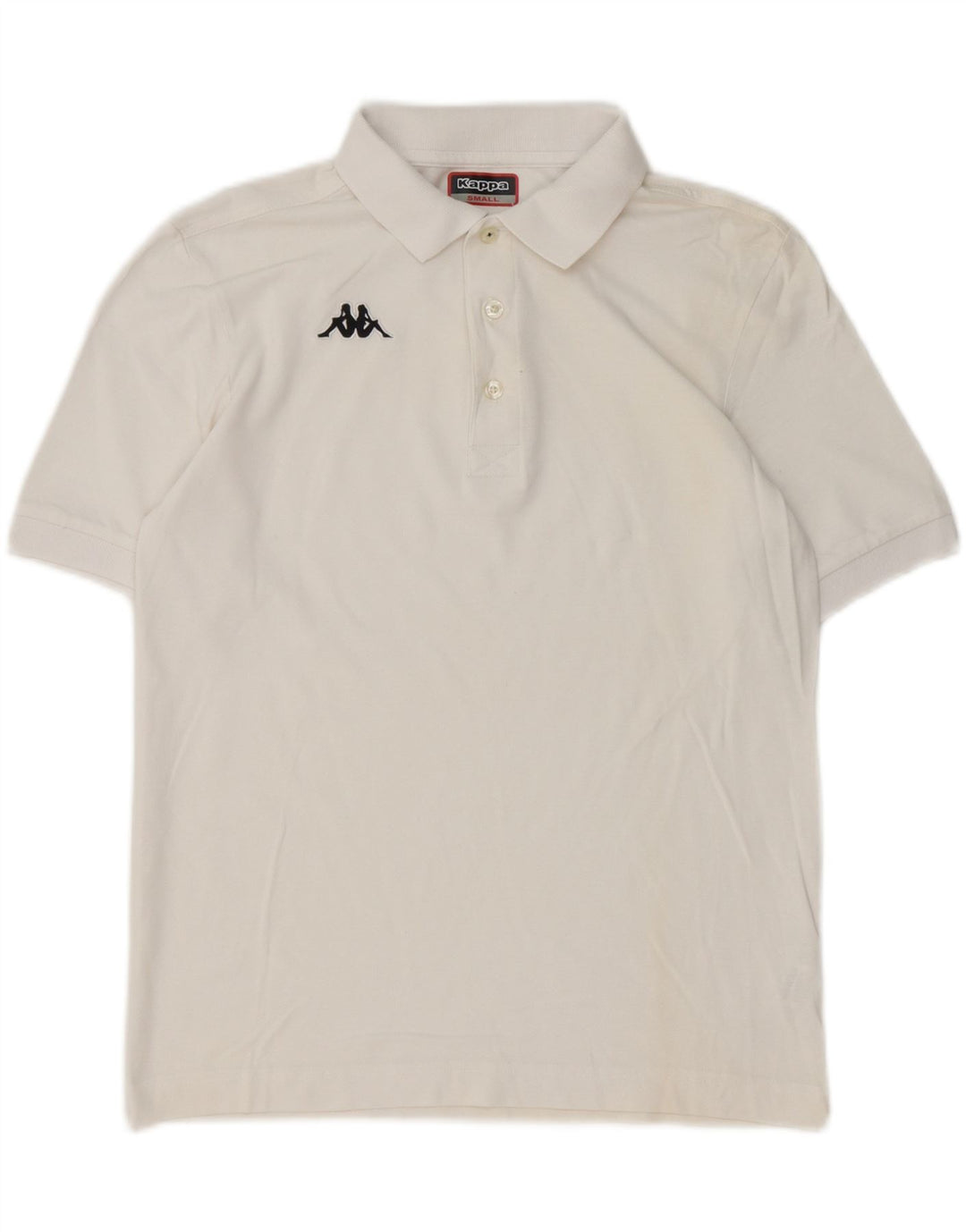 Kappa herre poloshirt lille hvid bomuld