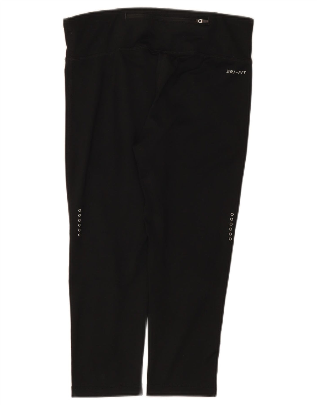 Nike Dame Dri Fit Capri Leggings UK 8 Small Black