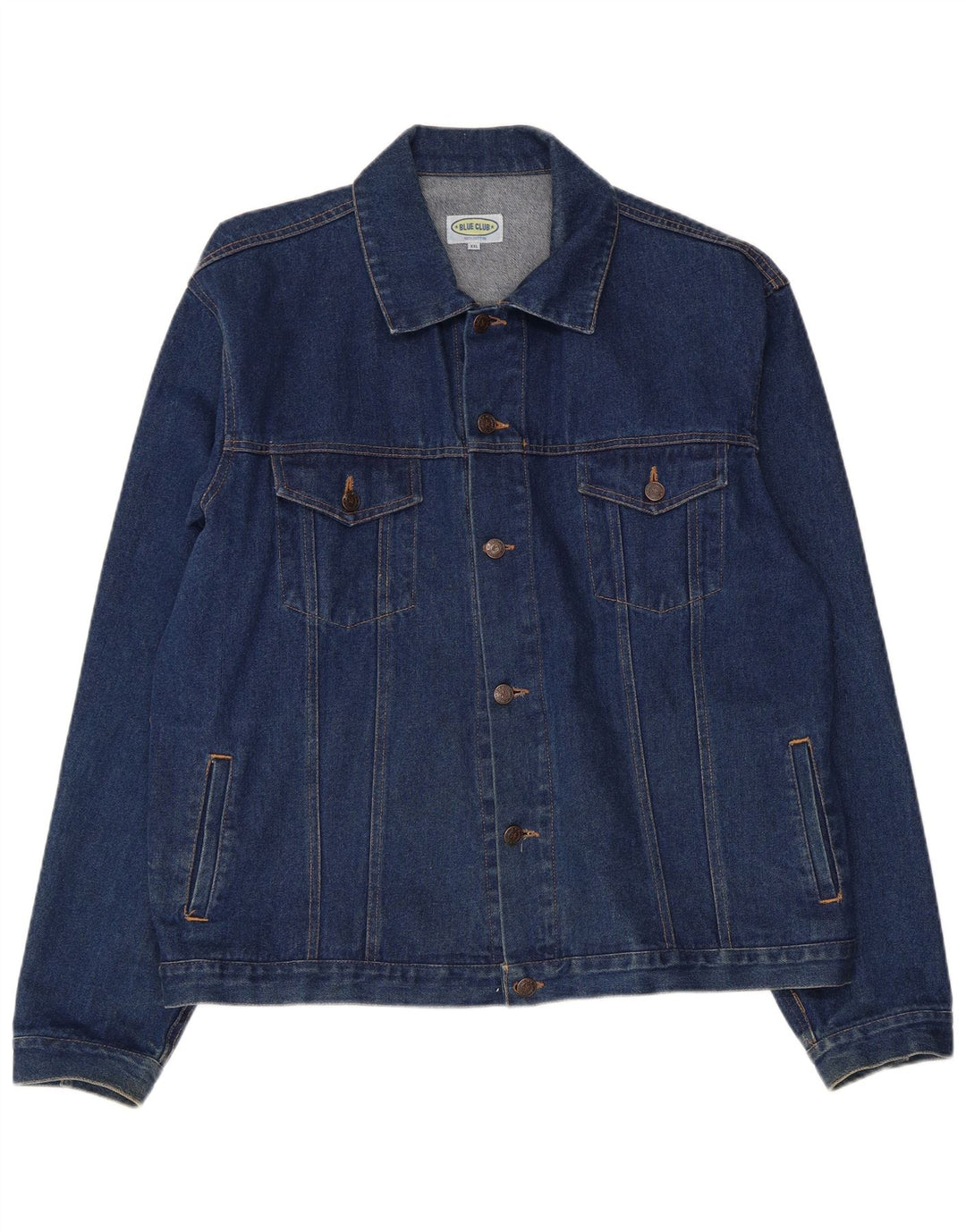 BLUE CLUB Herre denimjakke UK 44 2XL Blå Bomuld