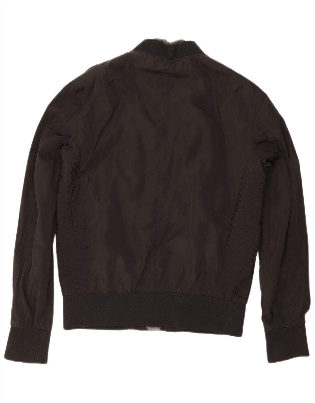 Zara Herre Bomber Jacket UK 40 Large Black
