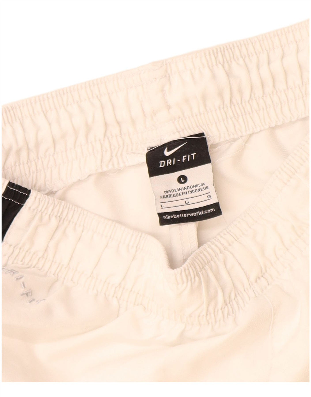 Nike drenge Dri Fit sportsshorts 12-13 år store hvide polyester