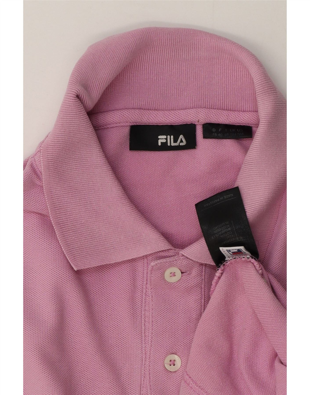 Fila herre polo shirt lille pink bomuld