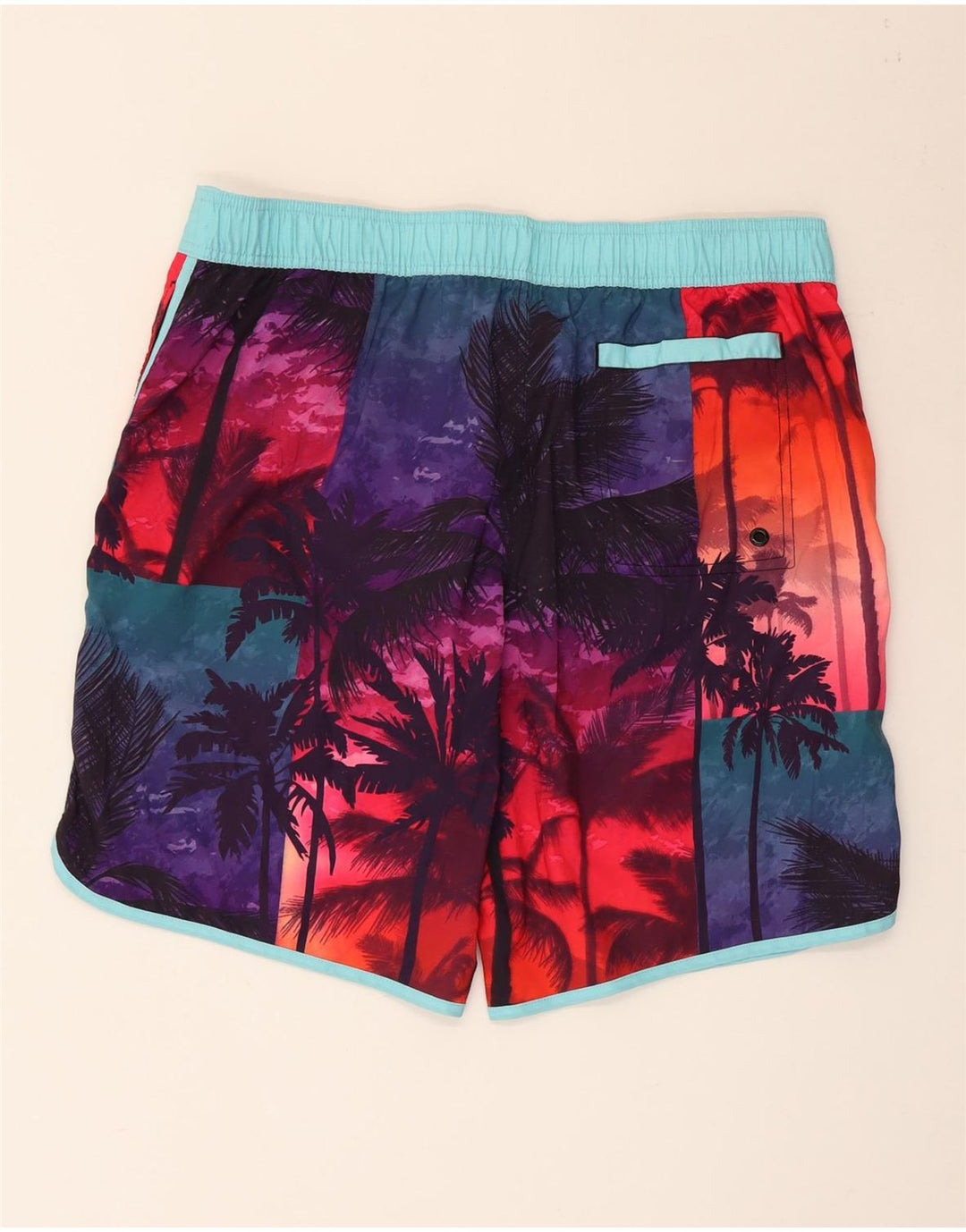 Mistral Badeshorts til mænd 2XL Flerfarvet Blomsterpolyester Hawaiian