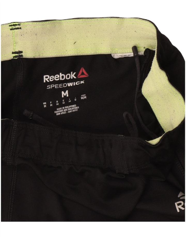 REEBOK Dame Leggings UK 12 Medium Sort