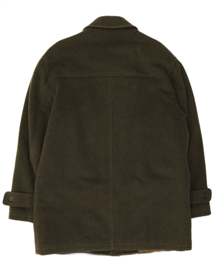 Porto Di Panama Herre By Preca Overfrakke IT 48 Medium Khaki Wool