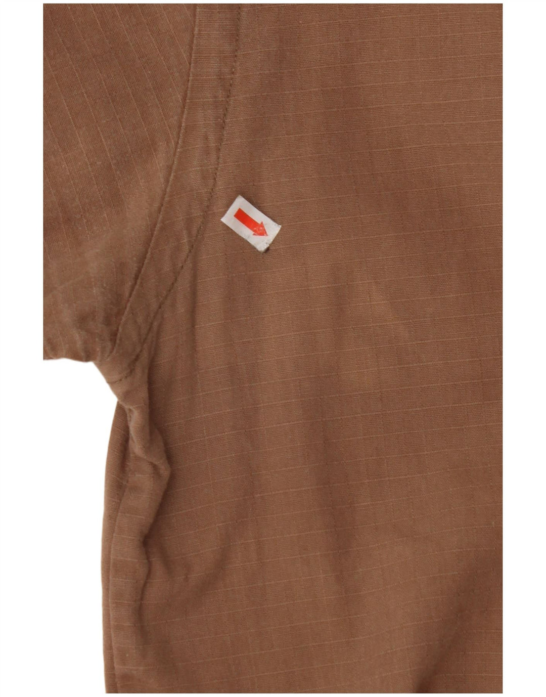 JEEP kortærmet herreskjorte XL brun ternet bomuld