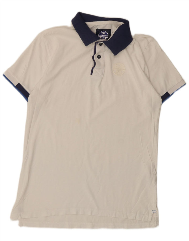 North Sails Herre Grafisk Polo Shirt Medium White
