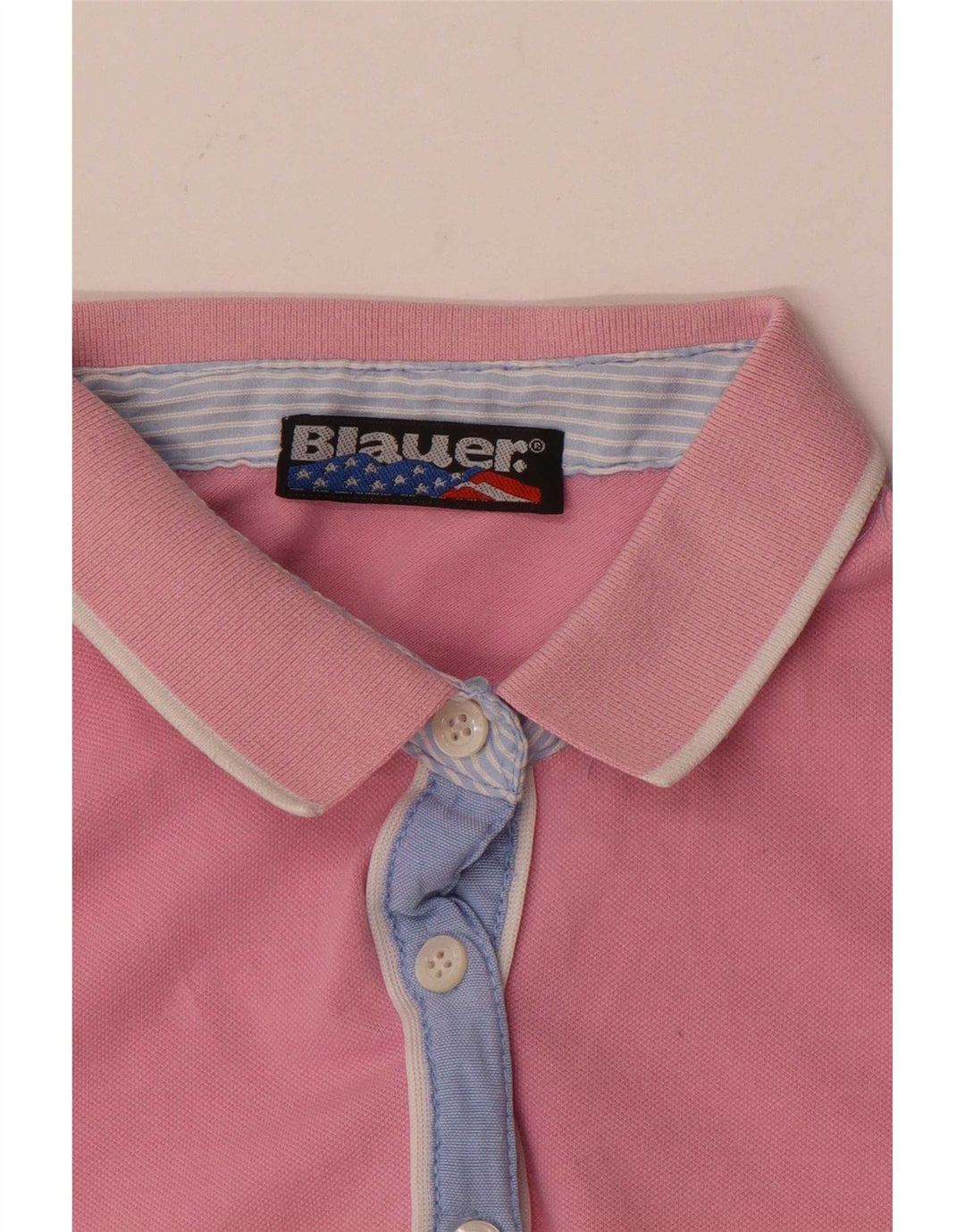 Blauer Dame Polo Shirt UK 12 Medium Pink