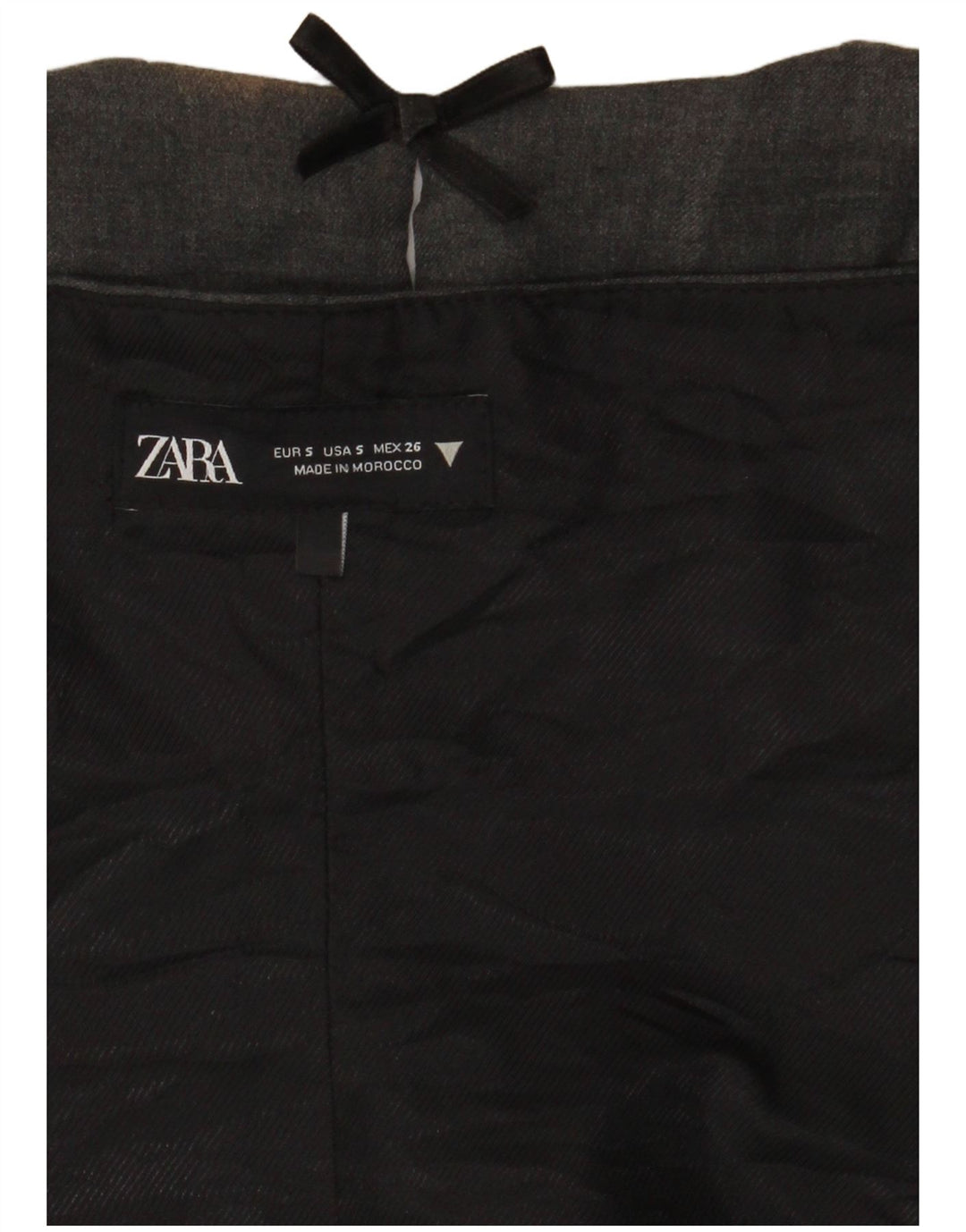 Zara Womens Crop Halter Top UK 8 Small Grå