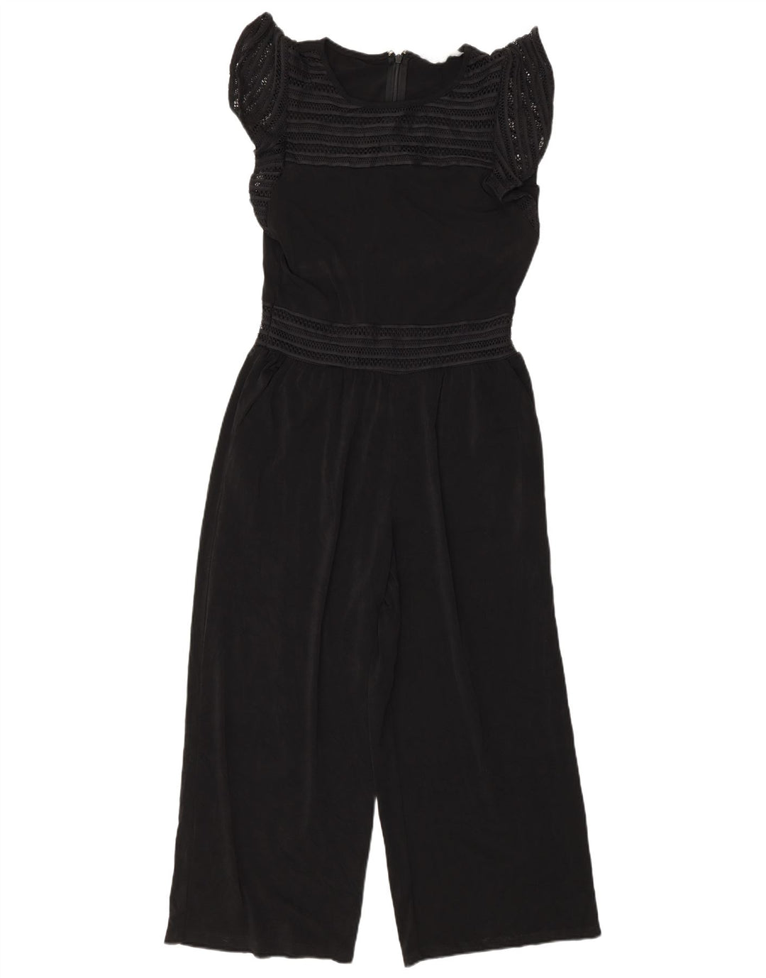 Michael Kors Dame Jumpsuit UK 10 Small Black Polyester