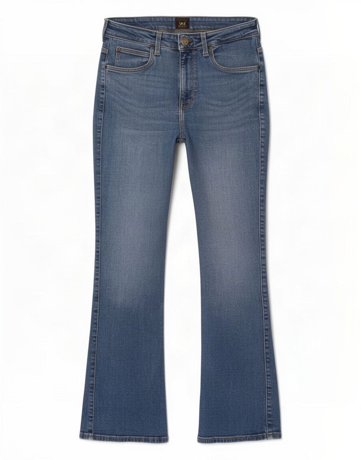 Lee Dame Breese Bootcut Jeans W28 L31 Blå