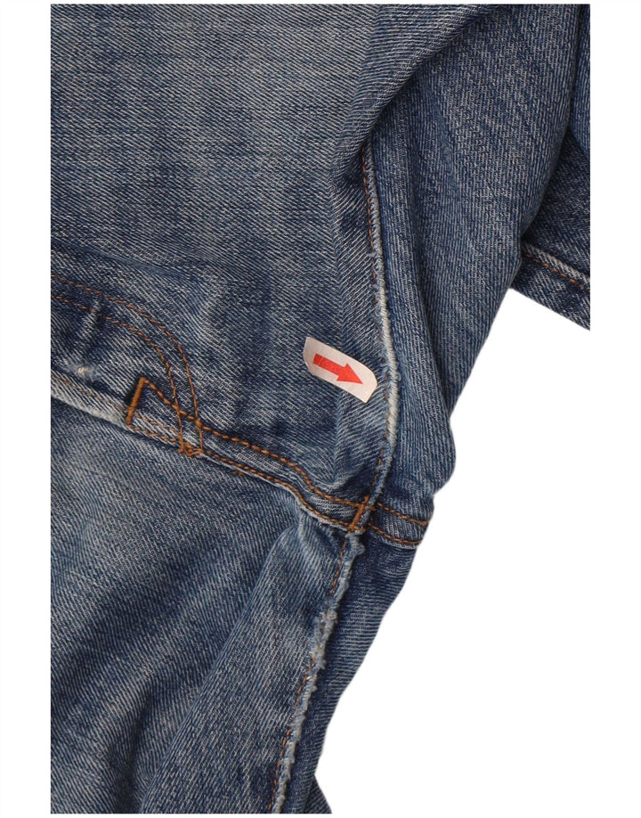 Levi's Herre 501 Straight Jeans W32 L30 Blå Bomuld