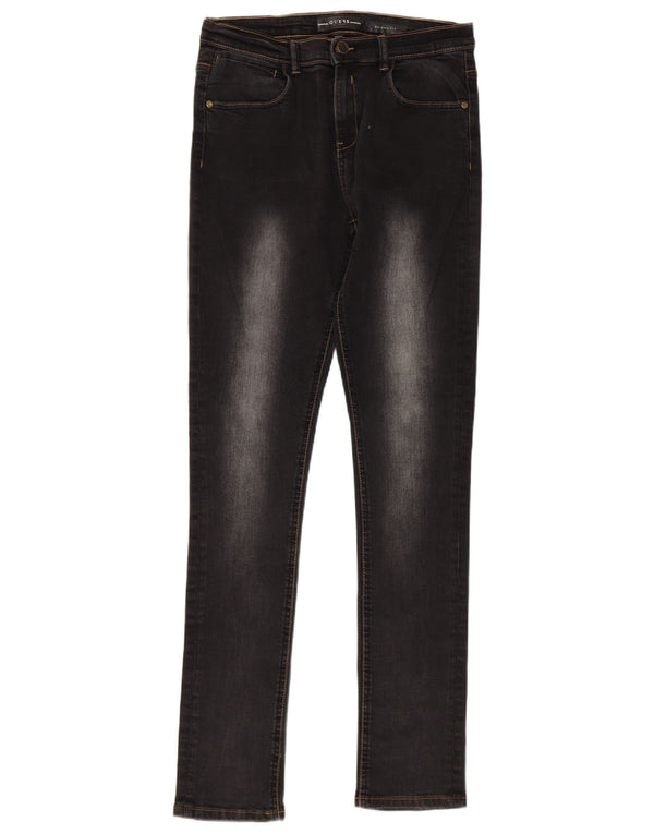 Guess Pige Smalle Jeans 15-16 År W31 L31 Grå