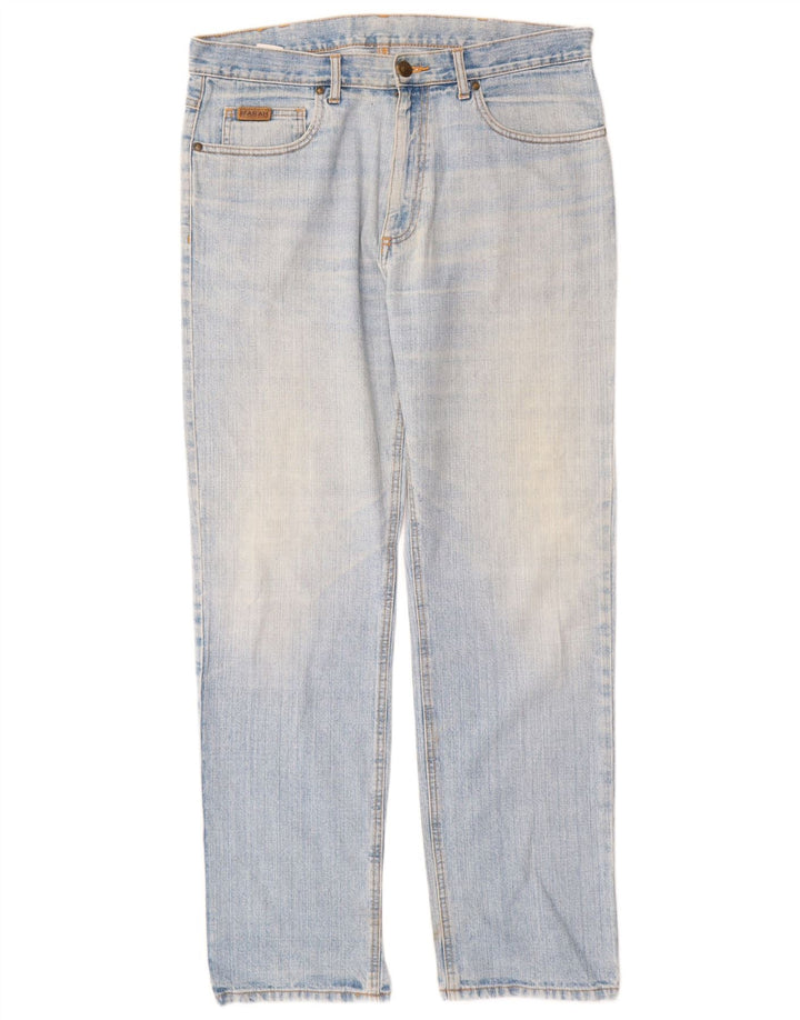 Farah Straight Jeans til mænd W36 L32 blå bomuld