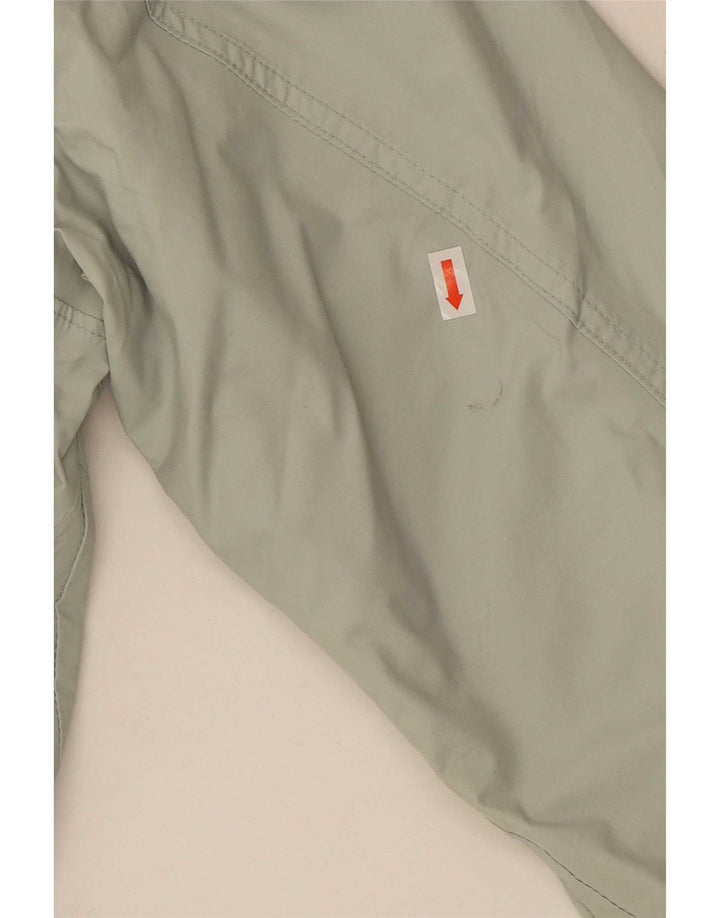 Columbia Womens Interchange Hætte regnjakke UK 14 Medium Green Nylon