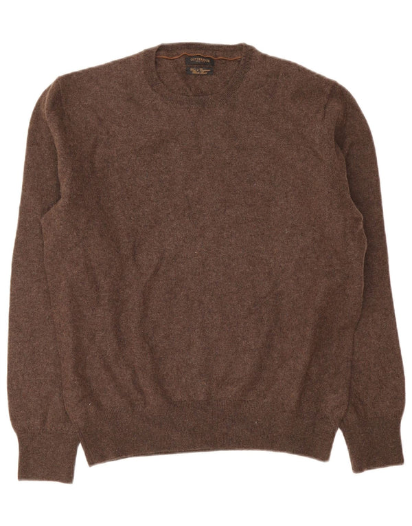 Gutteridge Dame sweater med rund hals DK 18 XL Brun uld