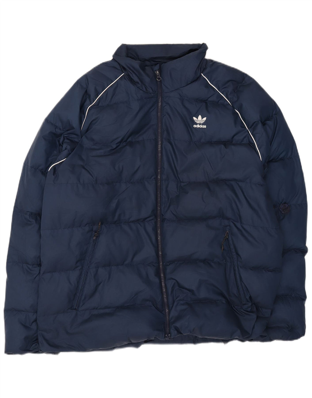 Adidas Polstret Herrejakke UK 42 XL Navy Blue Polyester