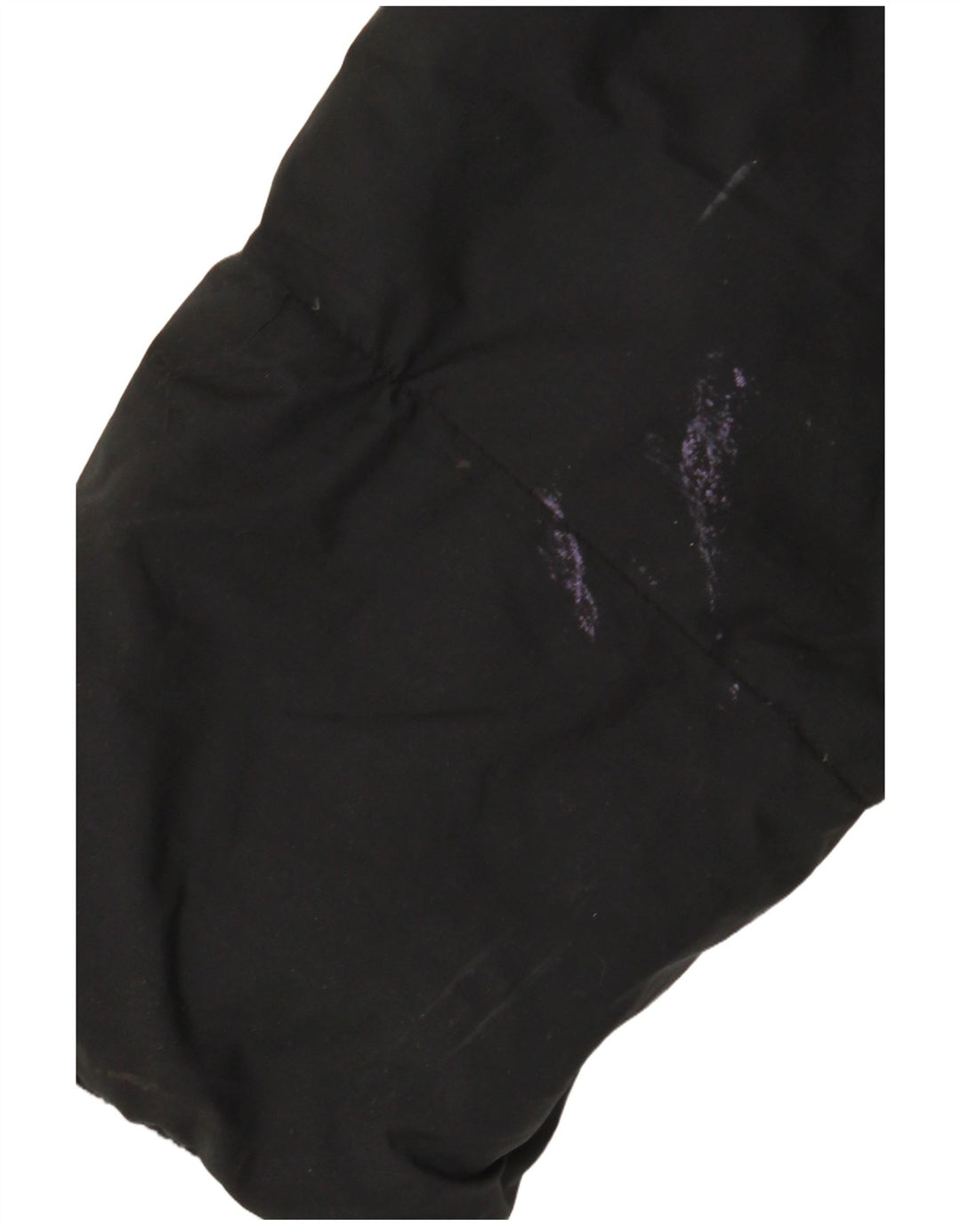 ADIDAS Dame Oversized hættepolstret jakke UK 10 Lille sort polyester