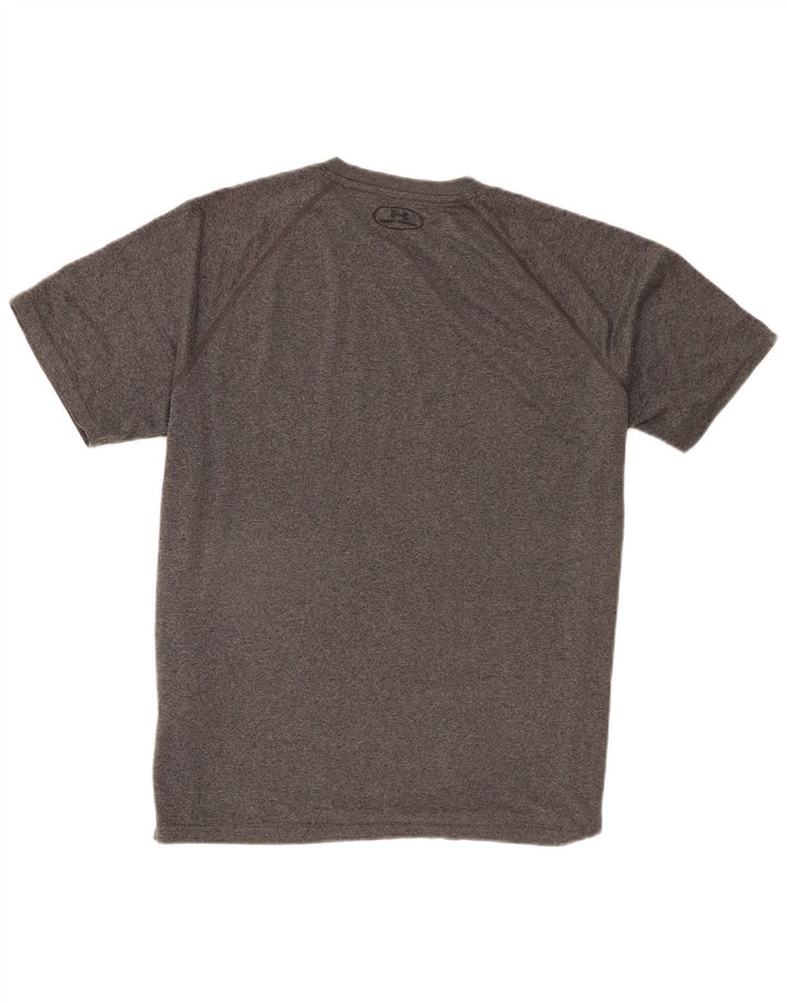 Under Armour Herre T-Shirt Top Stor Grå Flecked Polyester
