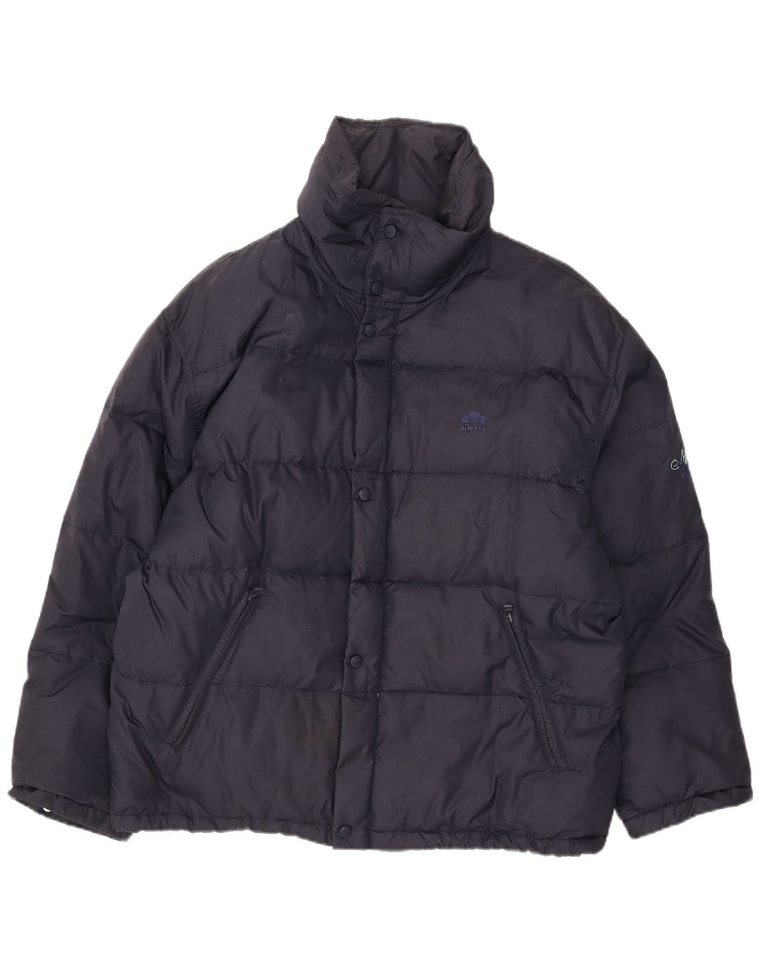 Ellesse Herre Polstret Jakke UK 42 XL Navy Blue