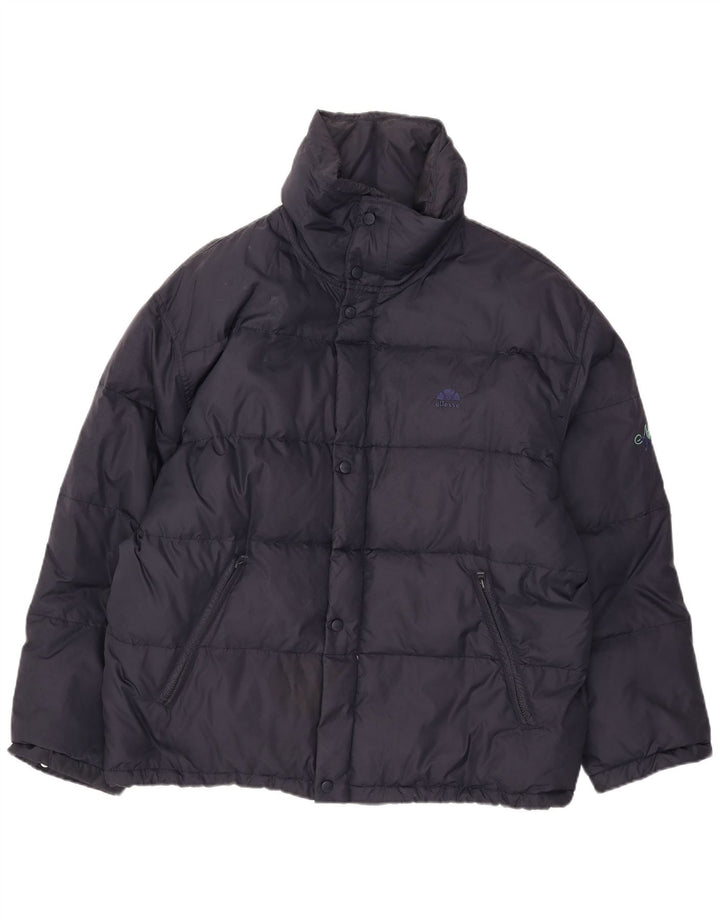 Ellesse Herre Polstret Jakke UK 42 XL Navy Blue