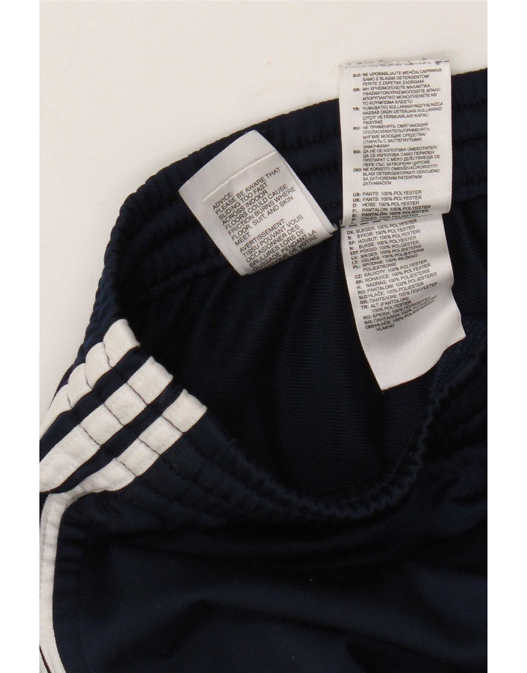 Adidas Træningsdragtsbukser til drenge 9-10 år Marineblå polyester