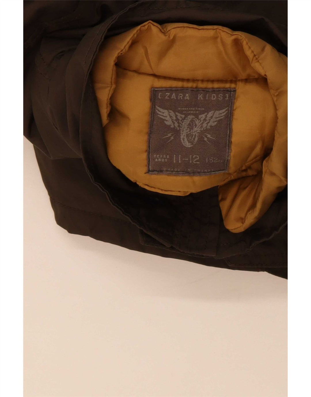 Zara Boys Utility Jacket 11-12 År Brun Nylon