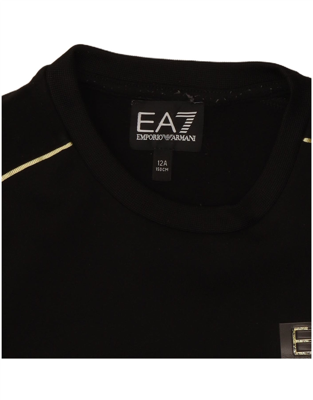 Emporio Armani Boys Sweatshirt Jumper 11-12 år Sort