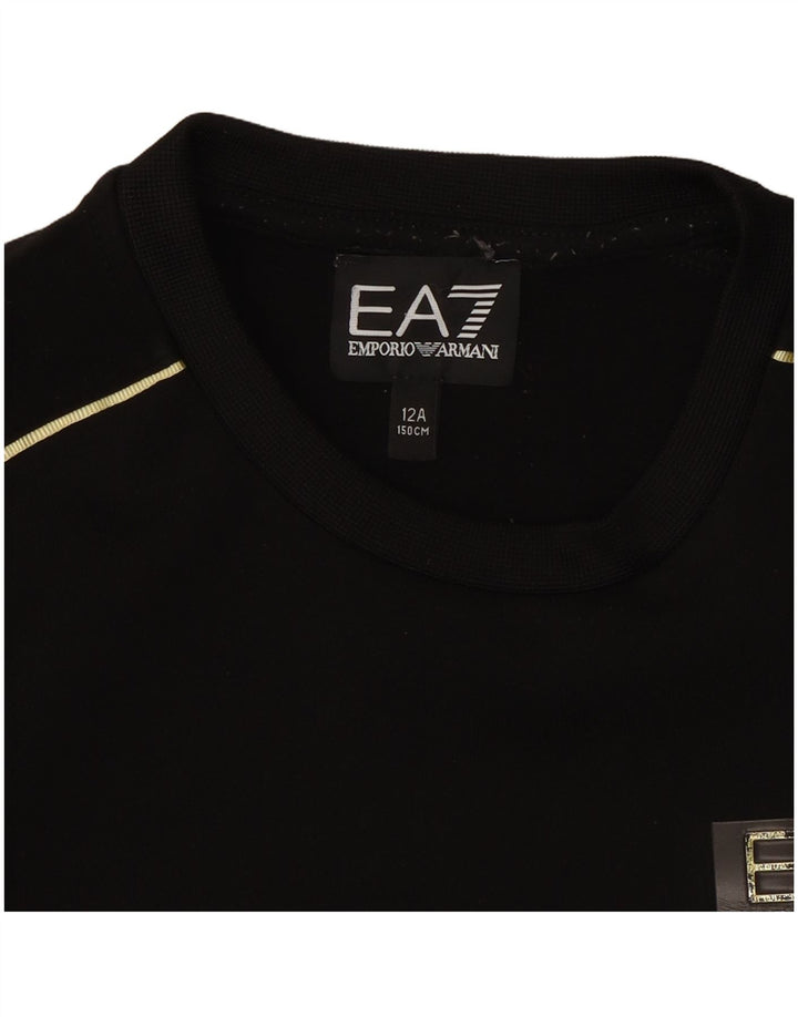 Emporio Armani Boys Sweatshirt Jumper 11-12 år Sort