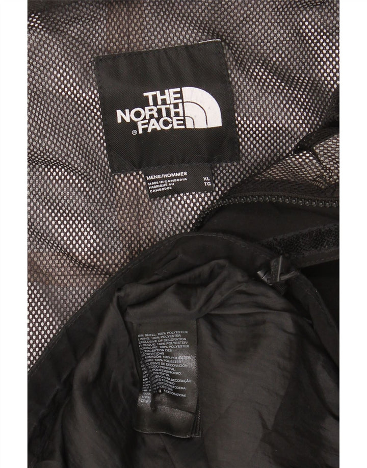 The North Face Regnjakke med hætte til mænd UK 42 XL Sort Polyester