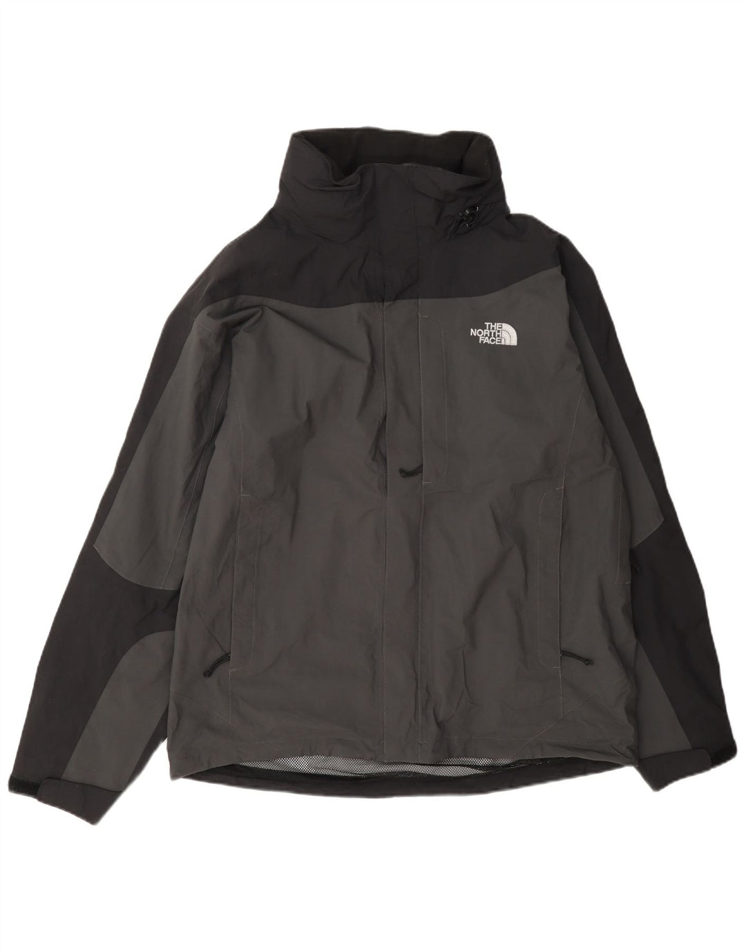 The North Face Herre Hyvent Regnjakke med hætte UK 38 Medium Grey Colourblock