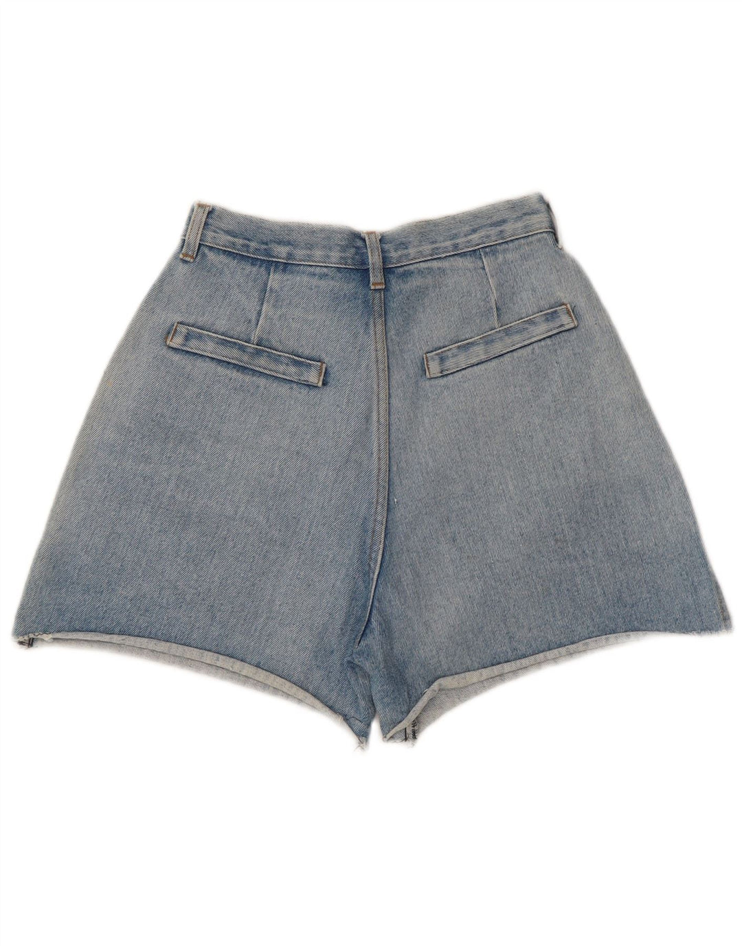 Vintage denimshorts til kvinder med høj talje W24 XS blå