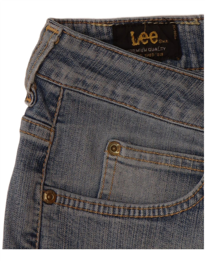 LEE Dame Cameron Straight Jeans W32 L28 Blå Bomuld