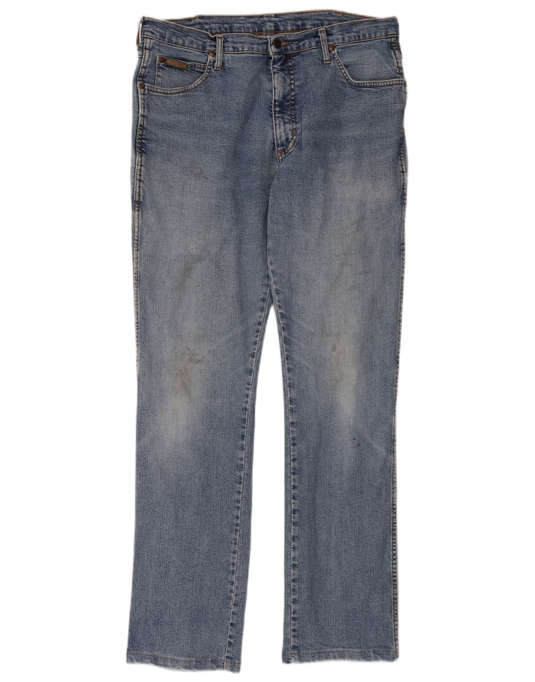 Wrangler Straight Jeans til mænd W34 L33 Blå
