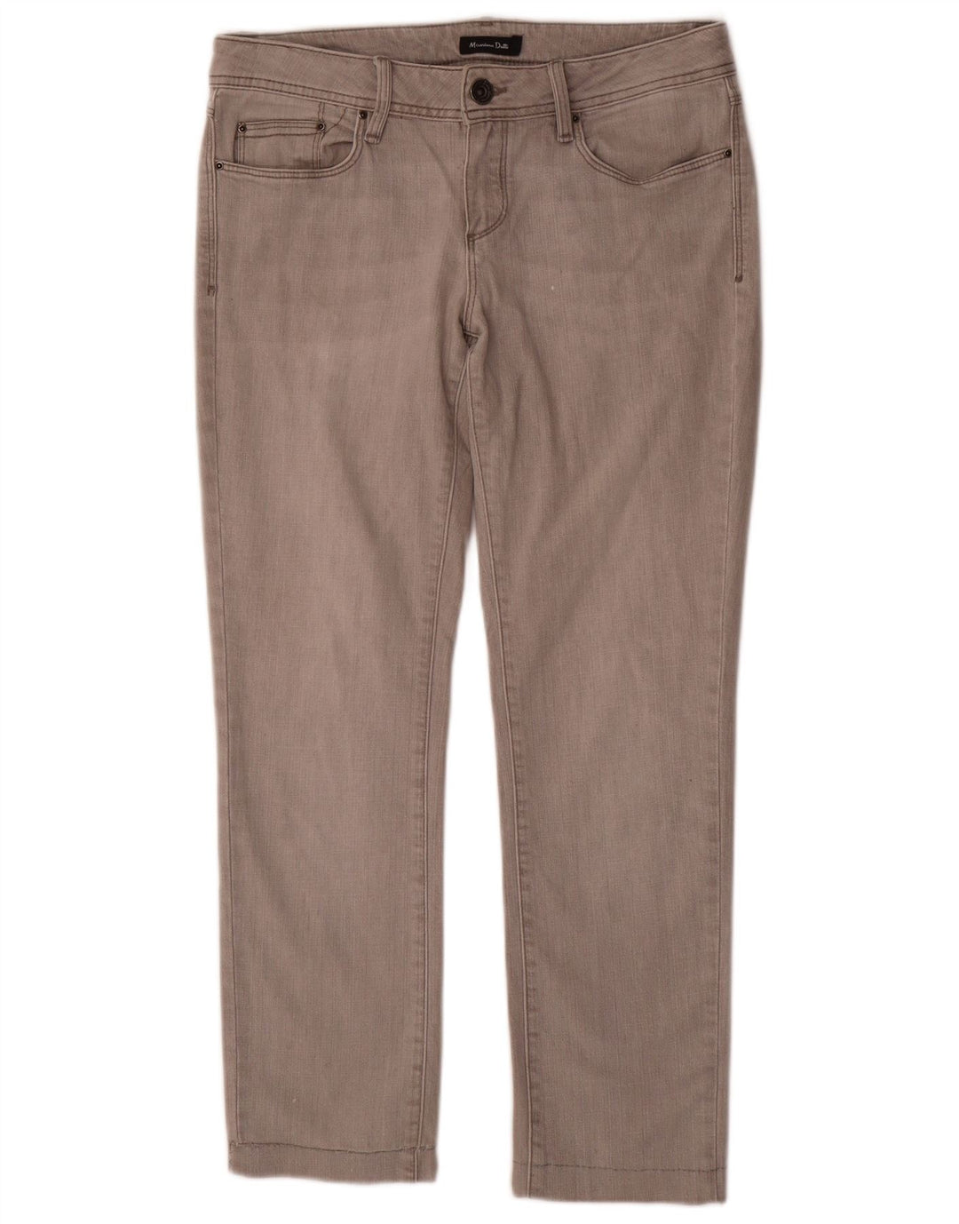 Massimo Dutti Dame Slim Jeans EU 40 Medium W30 L28 Grå Bomuld