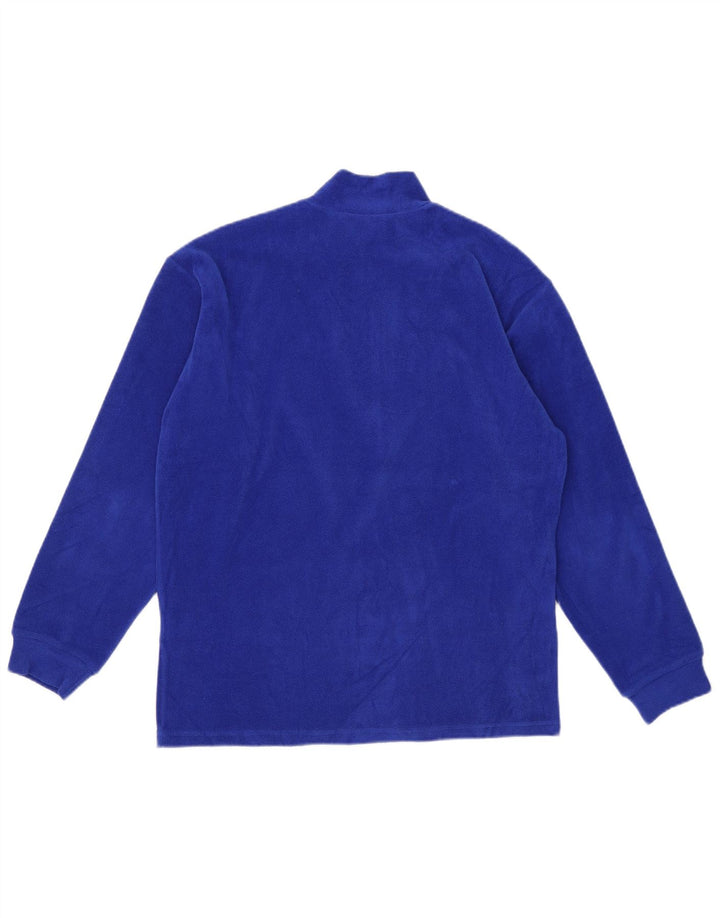 Fila Herre Zip Neck Fleece Jumper IT 48 Medium Blue Polyester