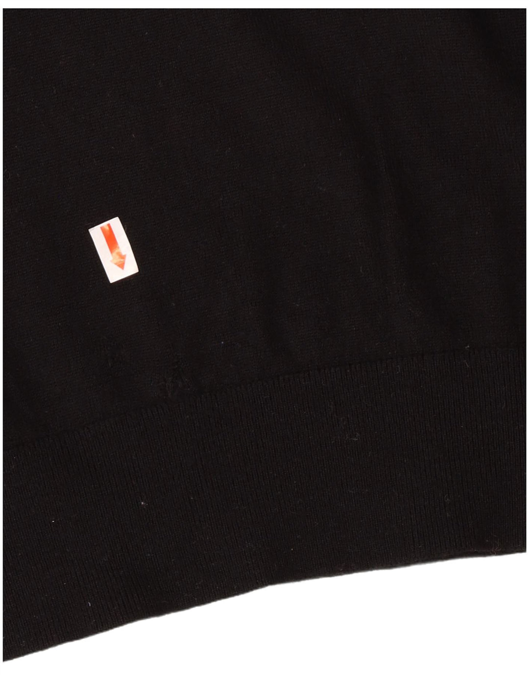 Armani Exchange Herre Roll Neck Jumper Sweater Small Black Virgin Wool