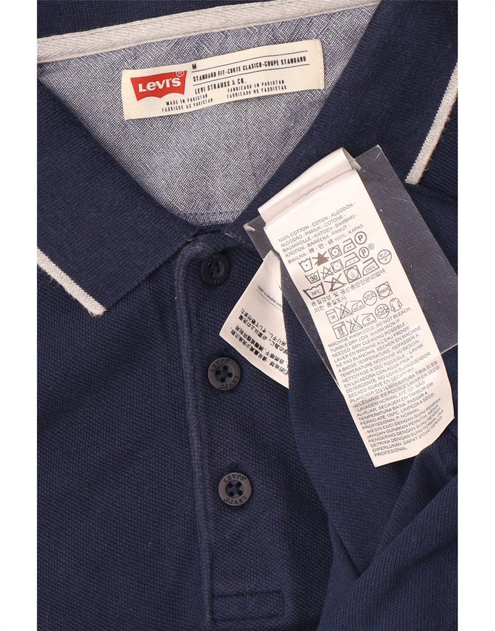 LEVI'S Herre Coupe Standard Standard Fit Polo Shirt Medium Marineblå Bomuld