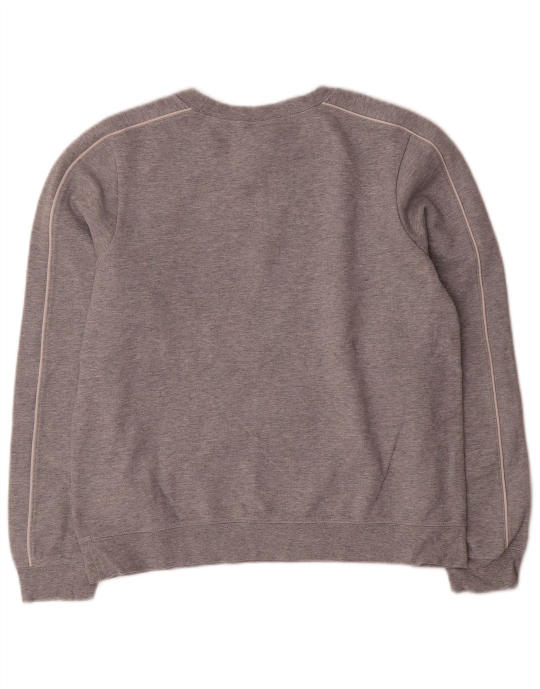 Nike Dame Oversized Sweatshirt Jumper UK 10 Small Grå Flecked Bomuld
