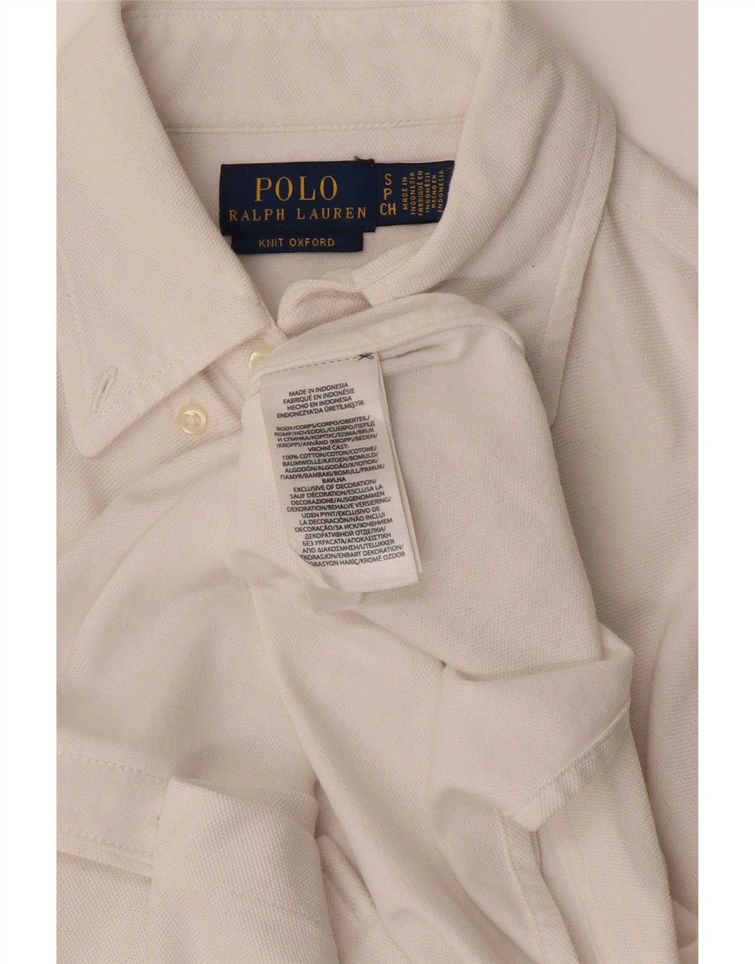 Polo Ralph Lauren herreskjorte lille hvid bomuld